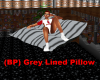 (BP) Grey Lined Pillow
