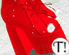 T! C'mas Boots Shine Red