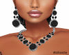 Blk Bedazzle necklace 2