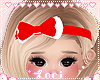 Red & White Headband