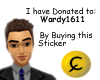 Donation to Wardy1611