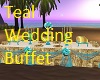 Wedding Teal Buffet