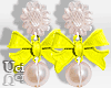 Yellow Ribbon Earrings