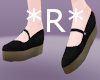 *R* Black dolly shoes