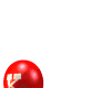 Red ball lette K animate