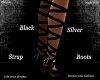 |Black Strap Boots|