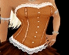 Peach/White Princess Top