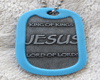 Jesus lord chain blue
