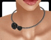 Ava Collar Black Rose D