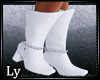 *LY* White Boots