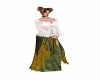 boho/gypsy green n gold