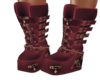 Red  boots with pins  UA