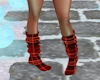 S4E Christmas Red Socks