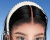N. Black Hair w/Headband