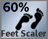 Feet Scale 60% M
