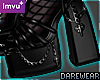 Skirt + Fishnet + Heels