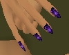 LL-Purple Flake nails