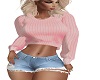 Pink Sweater+Shorts