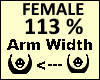 Arm Scaler 113%
