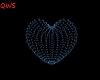 Blue Sparkly Heart