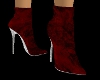 Dark Red Stiletto boots