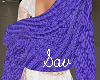 Purple Cable Knit Jacket