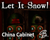 *B* Rustic China Cabinet