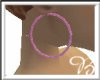 *00* Pink Glitter Hoops