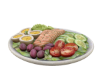 FOOD SALMON GREEN