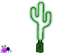neon green cactus