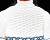 F*patterned white sweate
