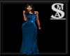 Light blue gala dress