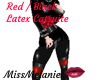 R / B Latex Catsuite +