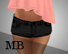 [MB] Mini Shorts Blk