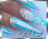 Blue Diamond Nails