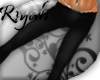 *R* Shiney Tights Black