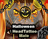 Halloween Head Tattoo M