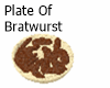 Plate Of Bratwurst