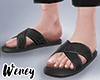 Wn. Black Slippers