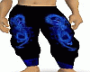 blue dragon karate pants