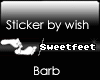 Vip Sticker Sweetfeet