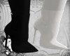 Black White Boots