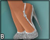Silver Shimmer Heels
