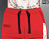 $. Red Straight Pants
