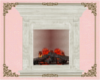 A: shabby chic fireplace