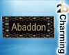 custom name sign