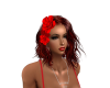Red Roses For Hair