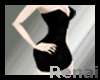 [Renai] Rump Black Dress