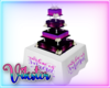v Purple wedding cake 21