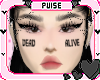 dead/alive face tatts